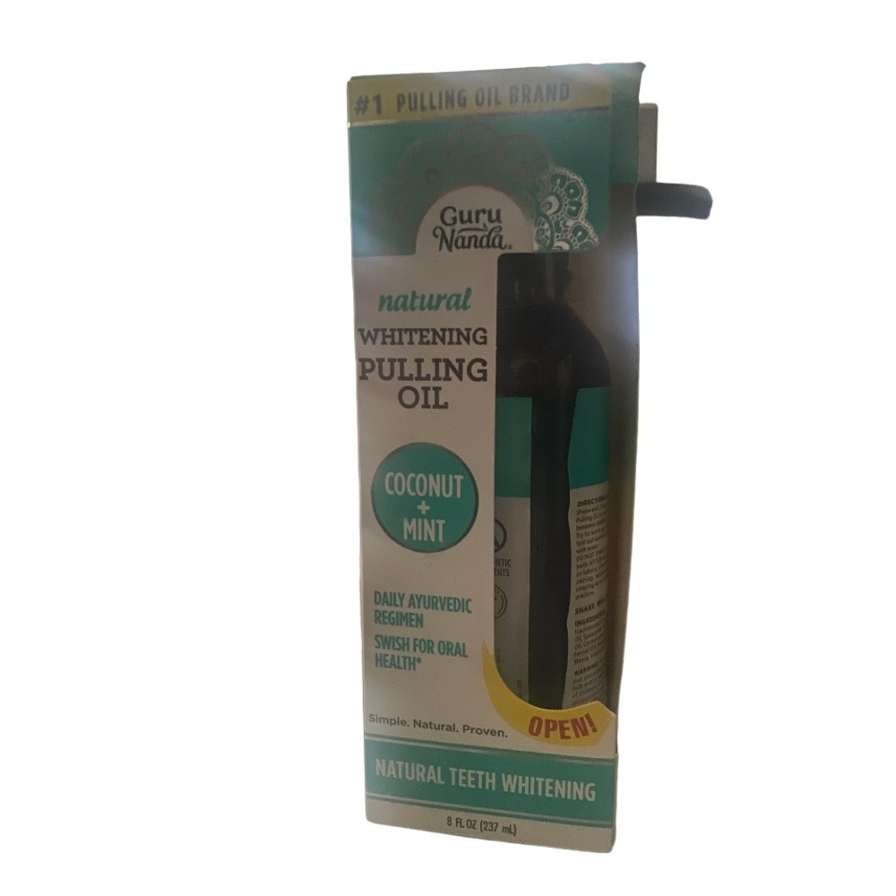 Guru Nanda Daily Ayurvedic Swish for Oral Health Natural Teeth Whitening x2 NIB